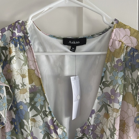 Floral Maxi Dress size M - Picture 4 of 4